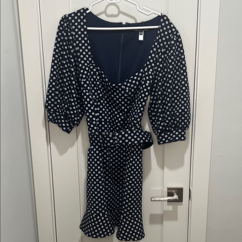 Hutch Flirty, Floral Flare Dress